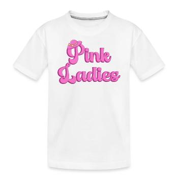 Graphique Pink Ladies - T-shirt bio Premium Enfant - blanc - Devant