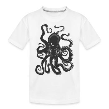 Meerestiere - Kinder Premium Bio T-Shirt - Weiß - Vorne