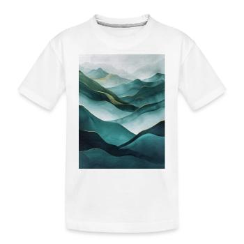 Affiche Geo Nature Paint 5 - T-shirt bio Premium Enfant - blanc - Devant