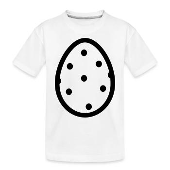 Oeuf - T-shirt bio Premium Enfant - blanc - Devant