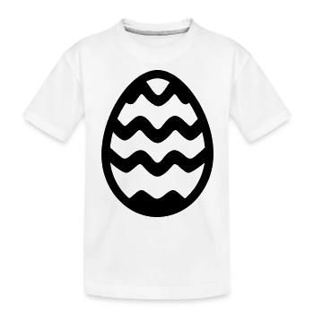 Oeuf - T-shirt bio Premium Enfant - blanc - Devant