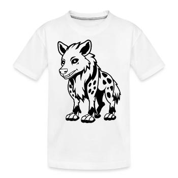 Coyote Comic - Kids' Premium Organic T-Shirt - white - Front