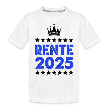 Rente 2025 - T-shirt bio Premium Enfant - blanc - Devant