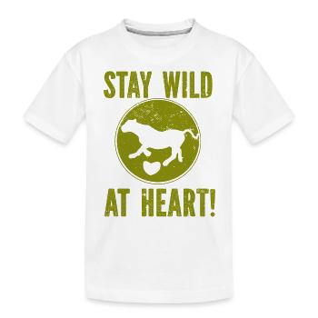 Tiger - Africa - Wilderness - Nature Conservation - Kids' Premium Organic T-Shirt - white - Front