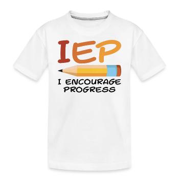 IEP SPED Teacher Art | Special Education Teacher - T-shirt bio Premium Enfant - blanc - Devant
