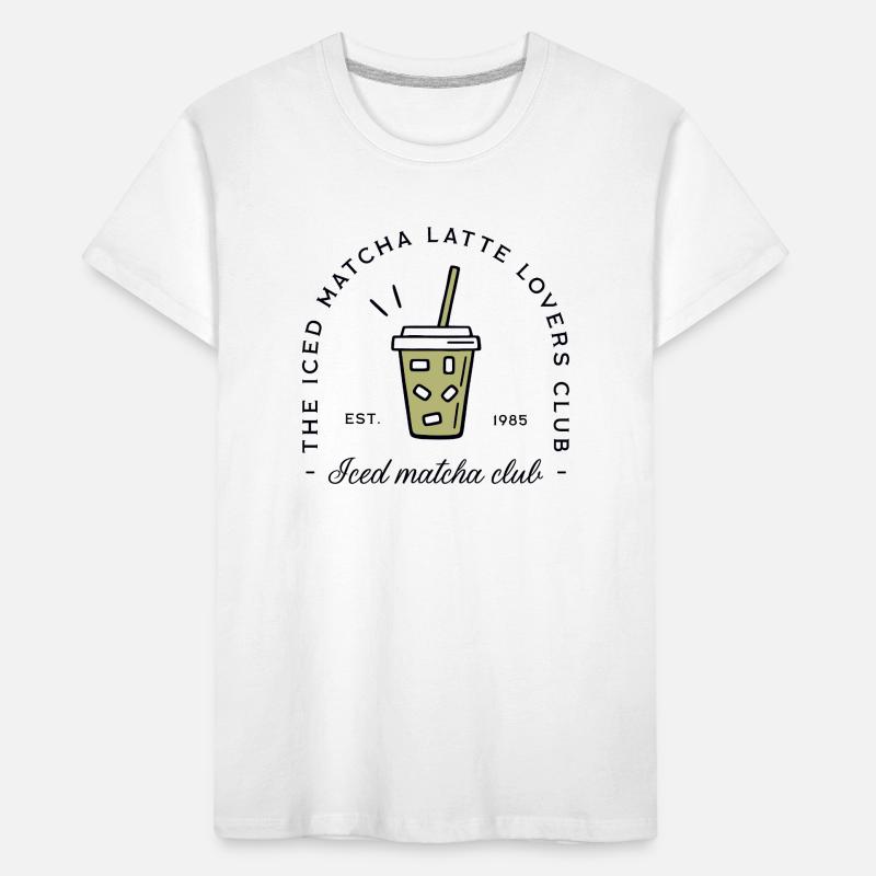 Iced matcha latte glacé T-shirt bio Premium Enfant