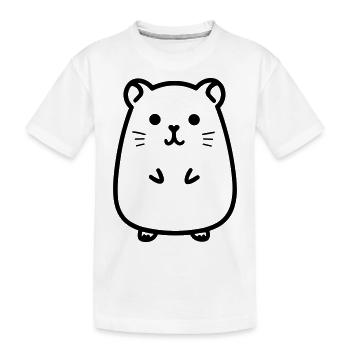 hamster - T-shirt bio Premium Enfant - blanc - Devant