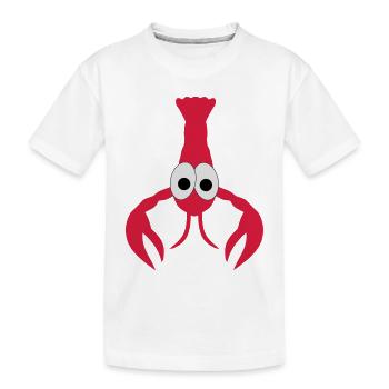 Homard - T-shirt bio Premium Enfant - blanc - Devant