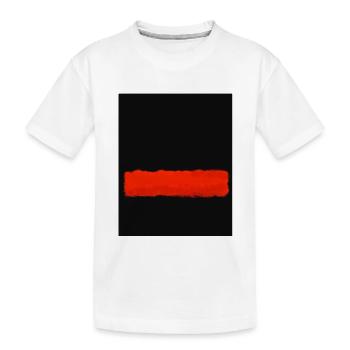 Rothko style in digital colors - Kids' Premium Organic T-Shirt - white - Front