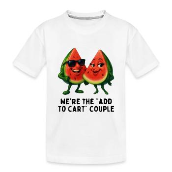 Melon Pair AddToCart - T-shirt bio Premium Enfant - blanc - Devant