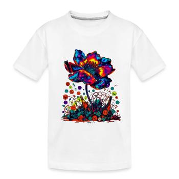 Réinitialisation Cosmique Bloom 2.0 - T-shirt bio Premium Enfant - blanc - Devant