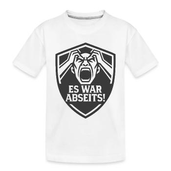 abseits - Kinder Premium Bio T-Shirt - Weiß - Vorne