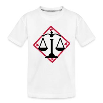 Avocat / Avocate / Justice / Tribunal / Police - T-shirt bio Premium Enfant - blanc - Devant