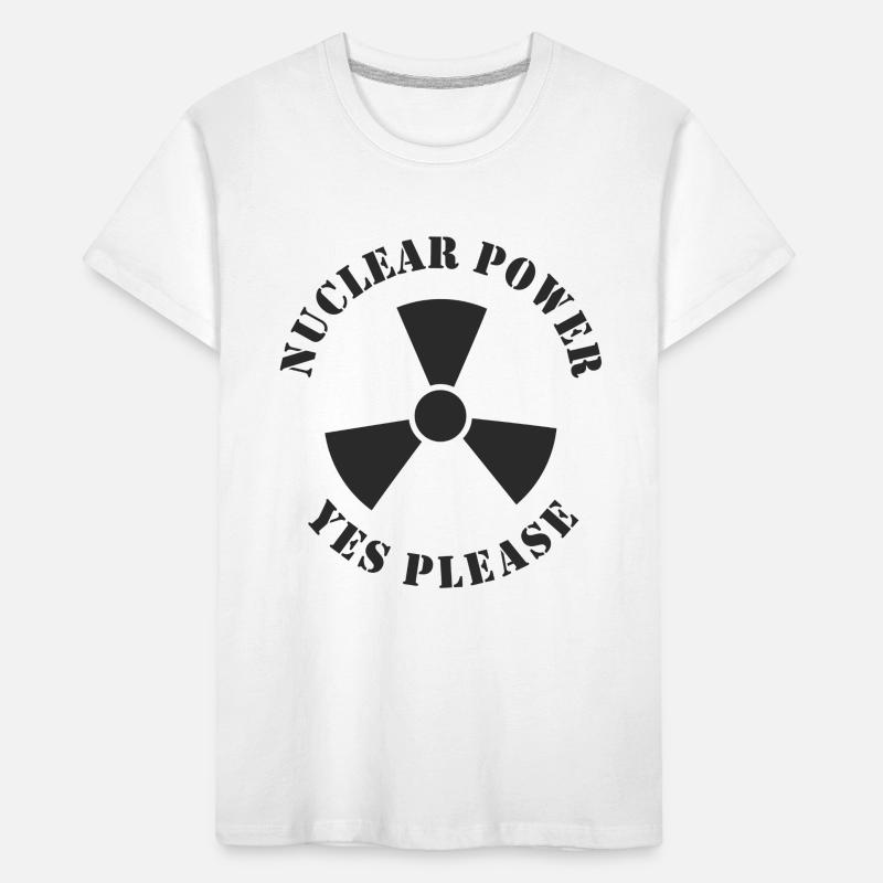 Nuclear Power, Yes Please, Nuclear Energy Kids' Premium Organic T-Shirt