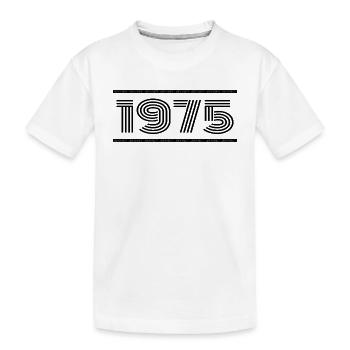 1975 Vintage 1975 50e Anniversaire 1975 Rétro 1975 - T-shirt bio Premium Enfant - blanc - Devant