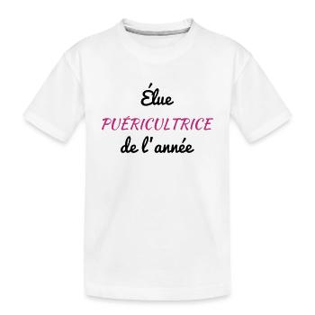 Nursery Nurse Kinderpflegerin Puéricultrice Baby - Kids' Premium Organic T-Shirt - white - Front