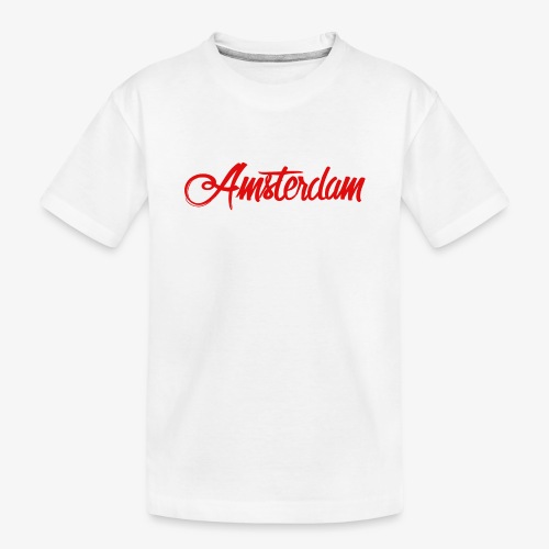 Amsterdam print - Kinderen premium biologisch T-shirt