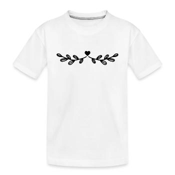 Fleur - Fleurs - T-shirt bio Premium Enfant - blanc - Devant