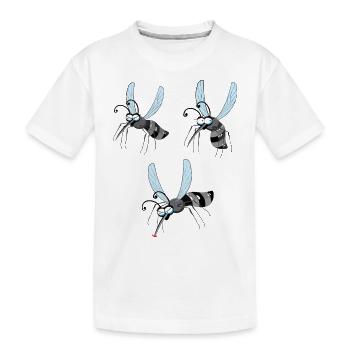 Mosqui 20 - T-shirt bio Premium Enfant - blanc - Devant