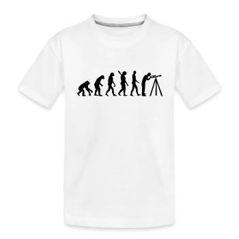 Astronomie - Kinder Premium Bio T-Shirt - Weiß - Vorne