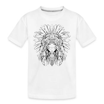 Indian Summer - Kids' Premium Organic T-Shirt - white - Front