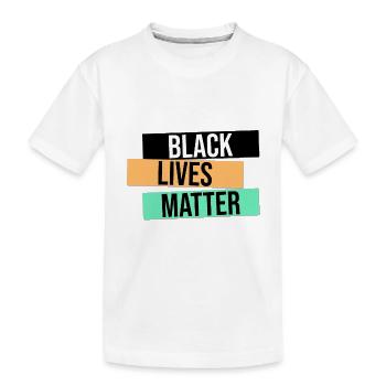 Cadeau BLM Design - T-shirt bio Premium Enfant - blanc - Devant