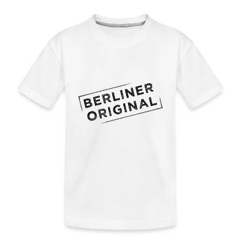 Berliner Original Stempel Berlin - Kinder Premium Bio T-Shirt - Weiß - Vorne