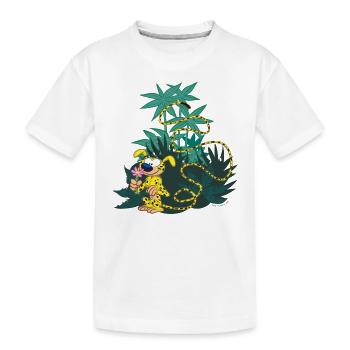 Marsupilami Jungle - Kids' Premium Organic T-Shirt - white - Front