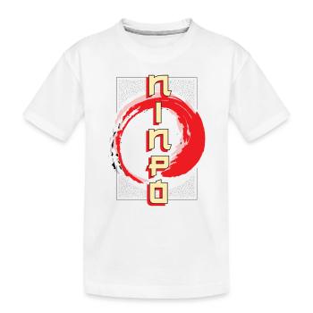 Bujinkan, Bujinkan Arts martiaux japonais, - T-shirt bio Premium Enfant - blanc - Devant