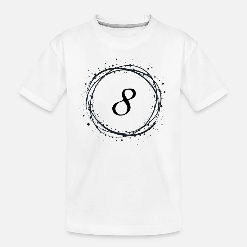 8 - T-shirt bio Premium Enfant - blanc