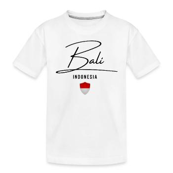 J’aime Bali, Bali Indonésie - T-shirt bio Premium Enfant - blanc - Devant