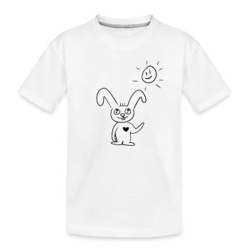 guten Morgen - Kinder Premium Bio T-Shirt - Weiß - Vorne