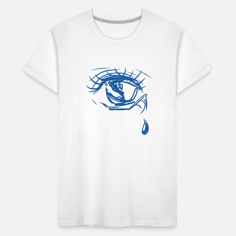 sad tear Kids' Premium Organic T-Shirt