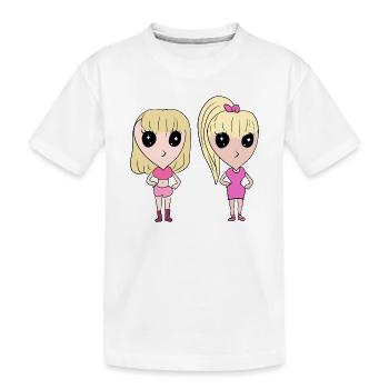 amis d’amitié - T-shirt bio Premium Enfant - blanc - Devant
