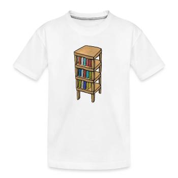 Meubles d’étagère Symbole de dessin animé - T-shirt bio Premium Enfant - blanc - Devant
