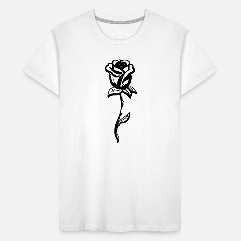 Symbole Rose Forme de fleur T-shirt bio Premium Enfant