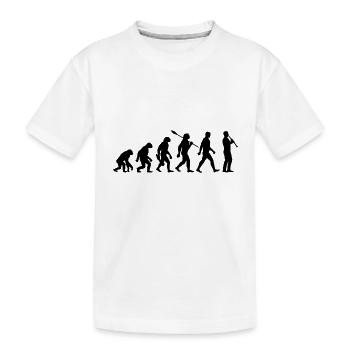 Evolution - Musicien - Clarinettiste - T-shirt bio Premium Enfant - blanc - Devant
