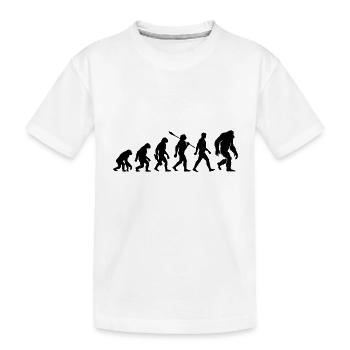 Evolution - Bigfoot - Yéti - T-shirt bio Premium Enfant - blanc - Devant