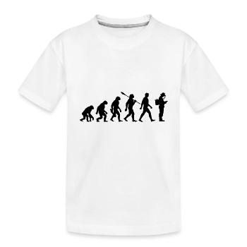 Evolution - Apiculteurs - Abeilles - Apiculture - T-shirt bio Premium Enfant - blanc - Devant