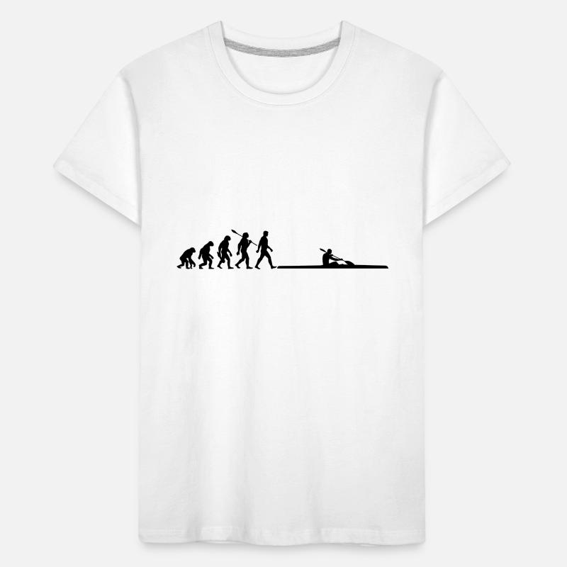 Evolution - Course de canoë - Kayak - Pagayage T-shirt bio Premium Enfant