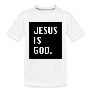 Jésus est God. - T-shirt bio Premium Enfant - blanc - Devant