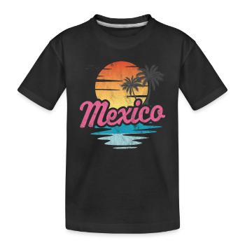 Mexico - Kids' Premium Organic T-Shirt - black - Front