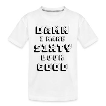60th birthday - Kids' Premium Organic T-Shirt - white - Front