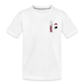 Das mutige, schwarze Schaf - Kinder Premium Bio T-Shirt - Weiß - Vorne