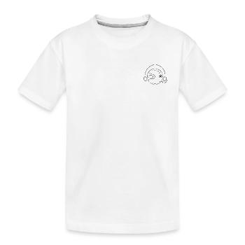 minimalistischer Walkman - Kinder Premium Bio T-Shirt - Weiß - Vorne