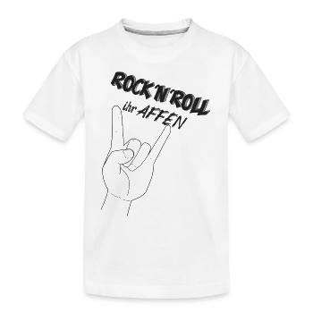 Rock'n'Roll ihr Affen || Luke Mockridge TV-Show - Kinder Premium Bio T-Shirt - Weiß - Vorne