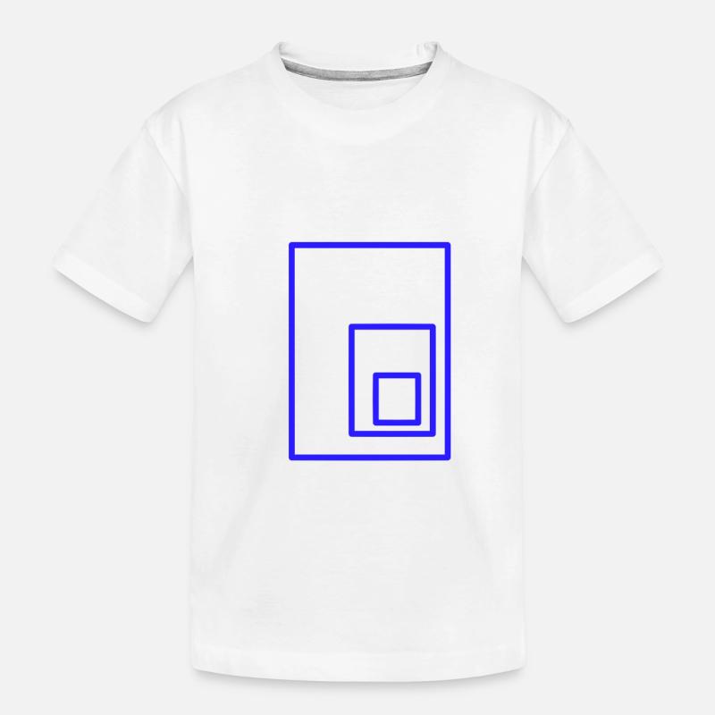 Rectangles - T-shirt bio Premium Enfant - blanc
