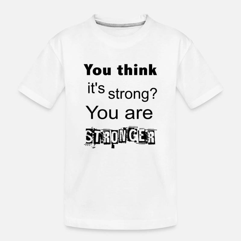 Vous êtes plus fort - Mutmacher - T-shirt bio Premium Enfant - blanc