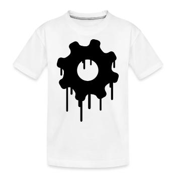 Gears Graffiti - T-shirt bio Premium Enfant - blanc - Devant
