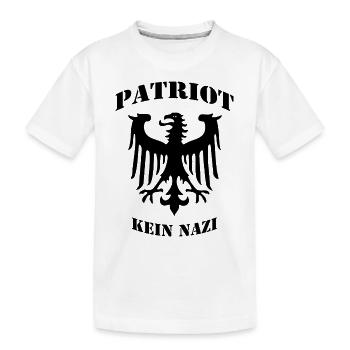 Deutschland - Kinder Premium Bio T-Shirt - Weiß - Vorne